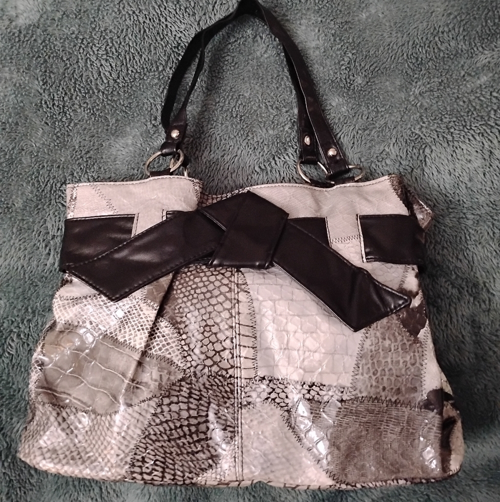 Faux Leather Shoulder Bag Handbag Women's Purse